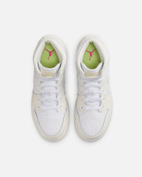Jordan Kids' Air Jordan 1 Mid (GS) Sail/Lt Laser Orange