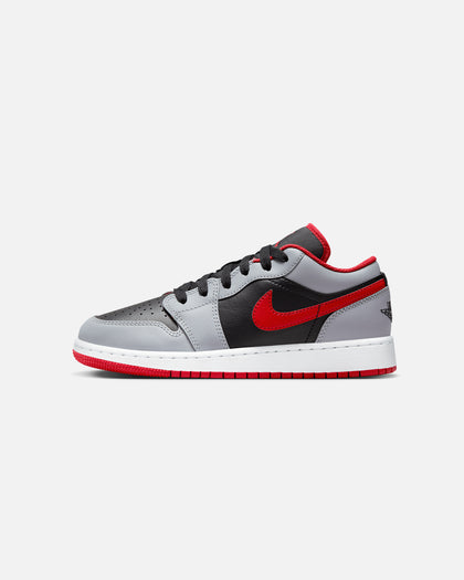 Jordan Kids' Air Jordan 1 Low Black/Fire Red