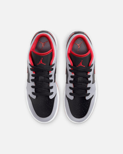 Jordan Kids' Air Jordan 1 Low Black/Fire Red