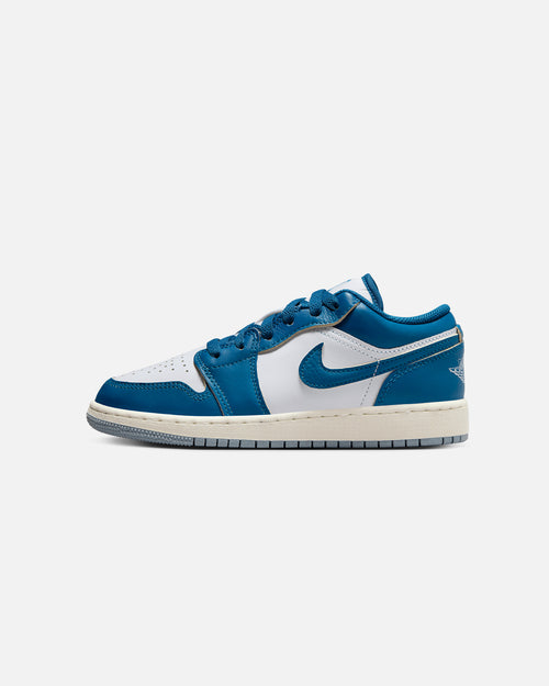 Jordan Kids' Air Jordan 1 Low SE (GS) White/Industrial Blue