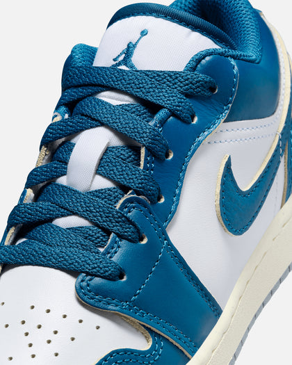 Jordan Kids' Air Jordan 1 Low SE (GS) White/Industrial Blue