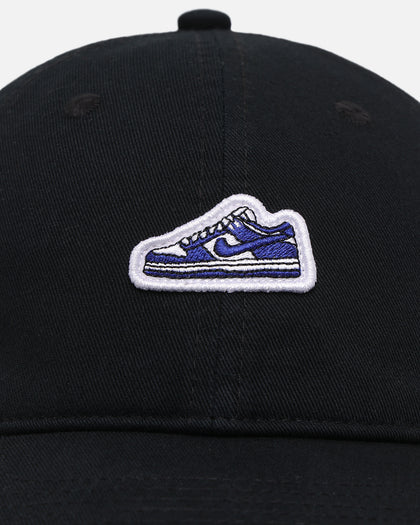 Nike Club Unstructed Dunk Patch 6 Panel Strapback Black