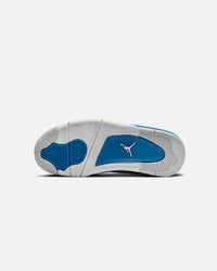 Jordan Kids' Air Jordan 4 Retro (GS) "Industrial Blue" Off White/Industrial Blue
