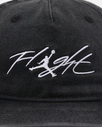 Jordan Flight Pro Unstructured Pro 5-Panel Strapback Black/White