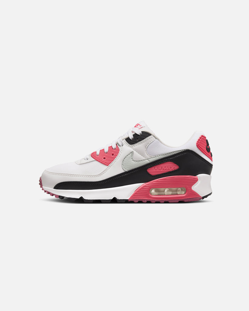 Nike Women's Air Max 90 White/Light Silver Culture Kings NZ