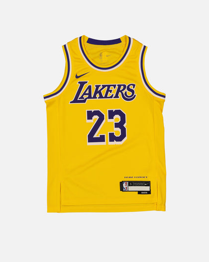 Nike Kids' Los Angeles Lakers Lebron James Swingman Jersey Amarillo