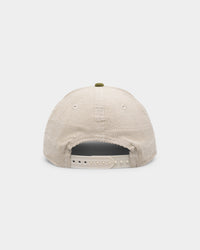 New Era Las Vegas Raiders 'Dusty Olive' Corduroy Golfer Snapback Green Med