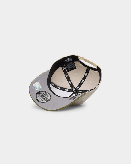 New Era Las Vegas Raiders 'Dusty Olive' Corduroy Golfer Snapback Green Med