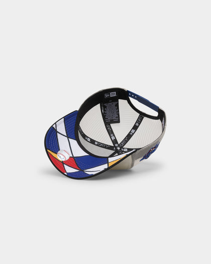 New Era New York Yankees 'Retro Mosaic' 9FORTY A-Frame Trucker Snapback White/Black