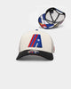 New Era Houston Astros 'Retro Mosaic' 9FORTY A-Frame Trucker Snapback White/Black