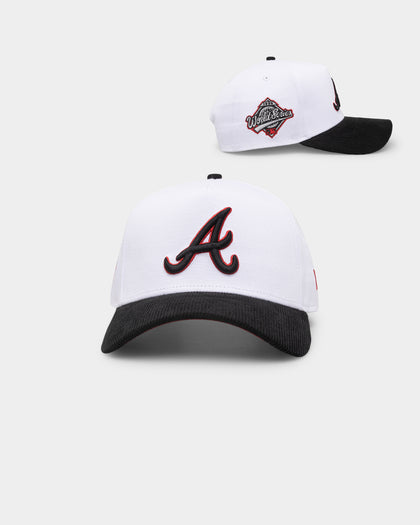 New Era Atlanta Braves 'Fire Red' 9FORTY A-Frame Snapback White/Black