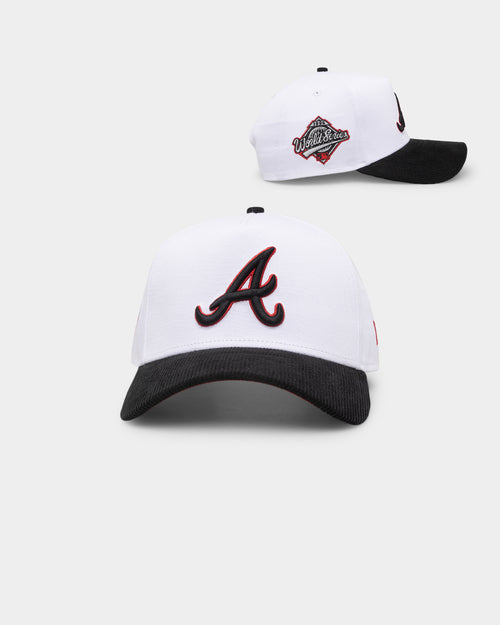 New Era Atlanta Braves 'Fire Red' 9FORTY A-Frame Snapback White/Black