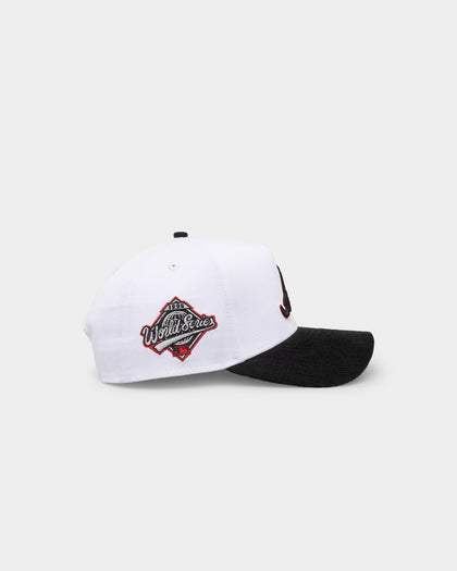 New Era Atlanta Braves 'Fire Red' 9FORTY A-Frame Snapback White/Black