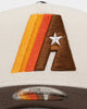 New Era Houston Astros '2-Tone Corduroy' Trucker Snapback Chrome/Walnut