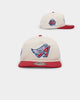 New Era Anaheim Angels '2-Tone Corduroy' Golfer Snapback Chrome/Red