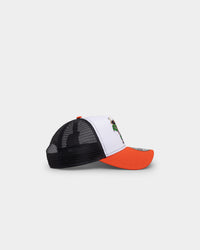 New Era Houston Astros 'Mascot Magic' Foam Front 9FORTY A-Frame Trucker Snapback White/Orange