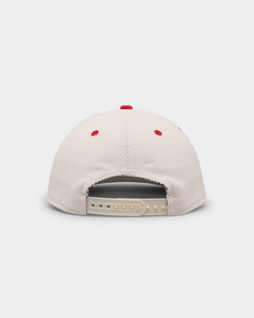 New Era Sydney Swans "AFL Cord Script" Golfer Snapback Chrome/OTC