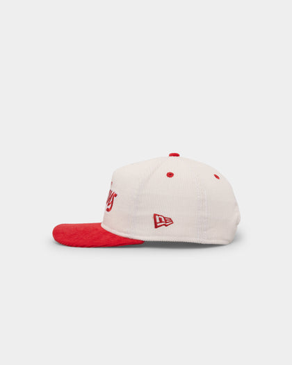 New Era Sydney Swans "AFL Cord Script" Golfer Snapback Chrome/OTC