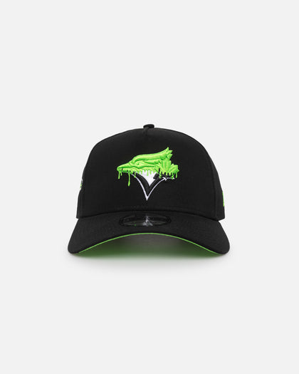 New Era Toronto Blue Jays "Drip Logo" 9FORTY A-Frame Snapback Black/White/Green