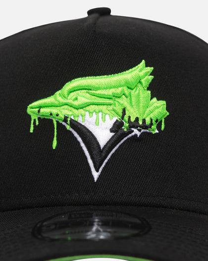 New Era Toronto Blue Jays "Drip Logo" 9FORTY A-Frame Snapback Black/White/Green