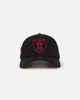 New Era Oakland Raiders 'Satin Scarlet' 9FORTY A-Frame Snapback Black/Scarlet