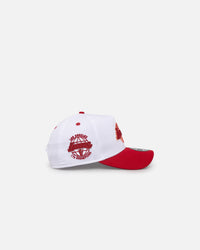 New Era Los Angeles Lakers 'Satin Blaze' 9FORTY A-Frame Snapback White/Scarlet