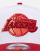 New Era Los Angeles Lakers 'Satin Blaze' 9FORTY A-Frame Snapback White/Scarlet