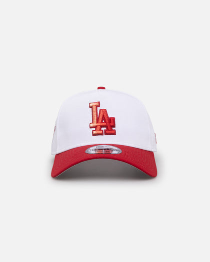 New Era Los Angeles Dodgers 'Satin Blaze' 9FORTY A-Frame Snapback White/Scarlet