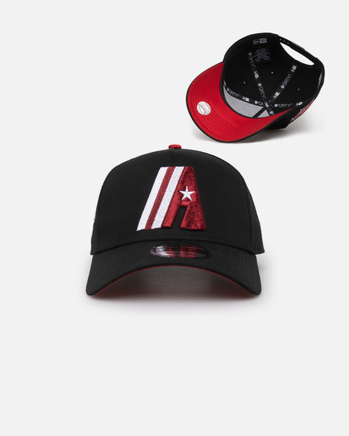 New Era Houston Astros 'Satin Scarlet' 9FORTY A-Frame Snapback Black/Scarlet