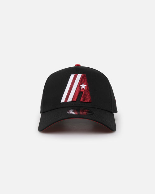New Era Houston Astros 'Satin Scarlet' 9FORTY A-Frame Snapback Black/Scarlet