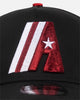 New Era Houston Astros 'Satin Scarlet' 9FORTY A-Frame Snapback Black/Scarlet