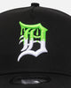 New Era Detroit Tigers "Drip Logo" 9FORTY A-Frame Snapback Black/White/Green