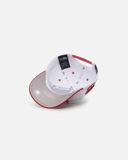New Era Chicago Bulls 'Satin Blaze' 9FORTY A-Frame Snapback White/Scarlet