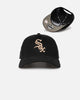 New Era Chicago White Sox 'Black Cord Plaid UV' 9FORTY A-Frame Snapback Black/Plaid