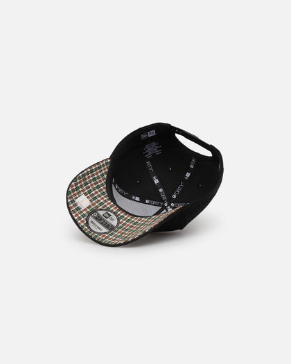 New Era Chicago Bulls 'Black Cord Plaid UV' 9FORTY A-Frame Snapback Black/Plaid