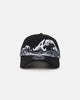 New Era Atlanta Braves "Wave" 9FORTY A-Frame Snapback Black/White