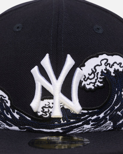 New Era New York Yankees "Wave" 59FIFTY Fitted Navy/White