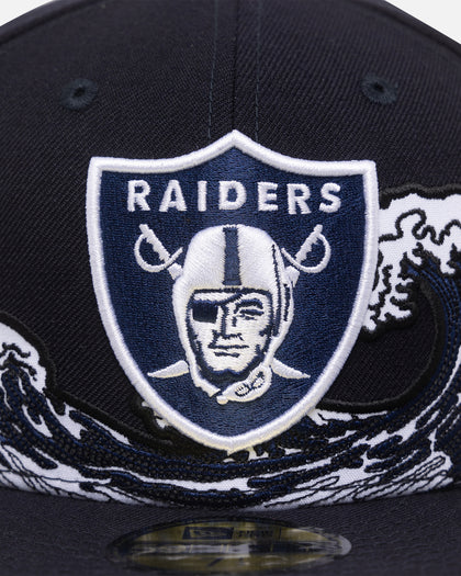 New Era Las Vegas Raiders "Wave" 59FIFTY Fitted Navy/White