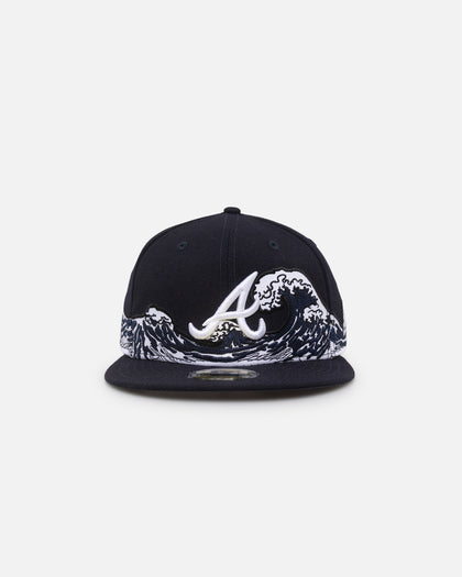 New Era Atlanta Braves "Wave" 59FIFTY Fitted Navy/White
