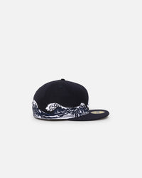 New Era Atlanta Braves "Wave" 59FIFTY Fitted Navy/White
