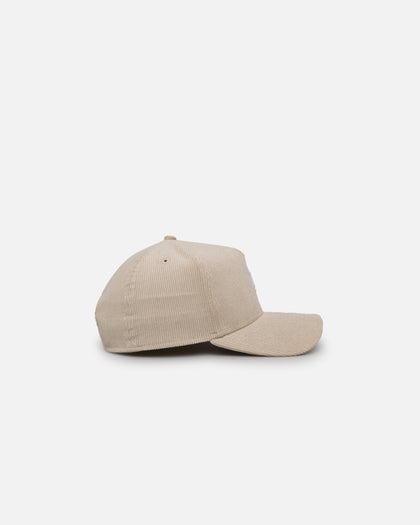 New Era Los Angeles Dodgers 'Micro Cord Cream' 9FORTY A-Frame Snapback Cream/White