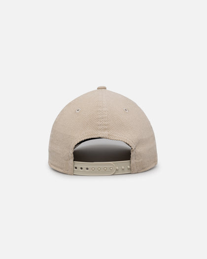New Era Atlanta Braves 'Micro Cord Cream' 9FORTY A-Frame Snapback Cream/White