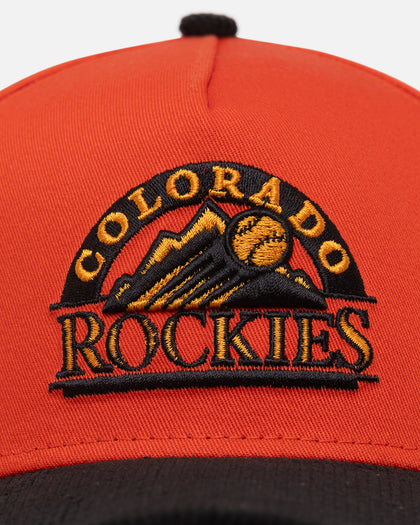 New Era Colorado Rockies 'Scary Nights' 9FORTY A-Frame Snapback Orange/Black