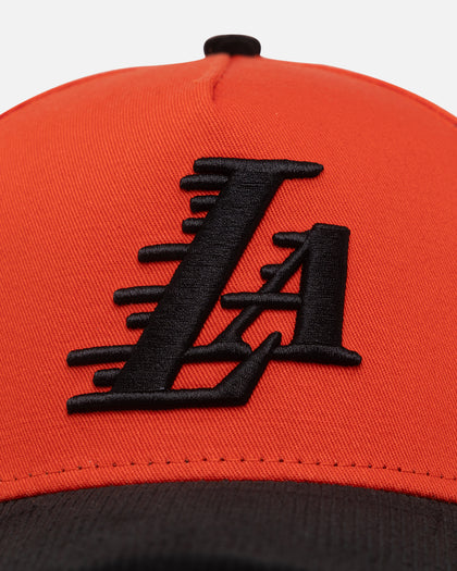 New Era Los Angeles Lakers 'Scary Nights' 9FORTY A-Frame Snapback Orange/Black
