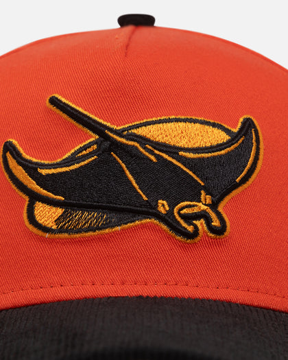 New Era Tampa Bay Rays 'Scary Nights' 9FORTY A-Frame Snapback Orange/Black