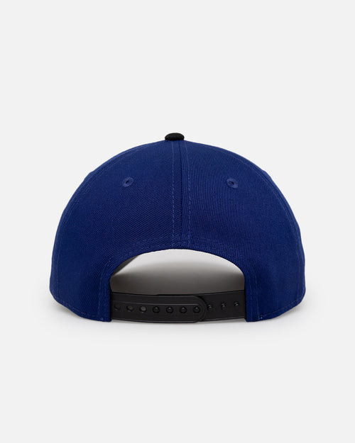 New Era Los Angeles Dodgers 'Upside Down LA Logo' 9FORTY A-Frame Snapback Dark Royal/Black