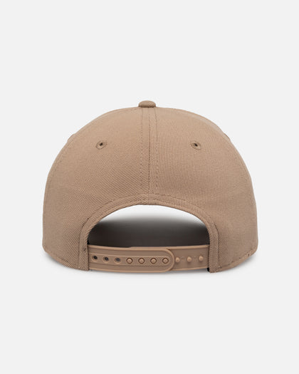 New Era Los Angeles Dodgers 'Upside Down LA Logo' 9FORTY A-Frame Snapback Camel