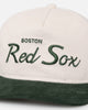 New Era Boston Red Sox 'Currency Corduroy' Golfer Pre-Curved Snapback Chrome White