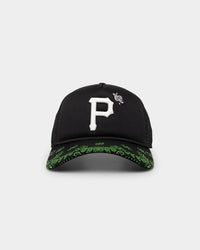 New Era Pittsburgh Pirates 'Glow In The Dark' 9FORTY A-Frame Trucker Snapback Black/Neon Green