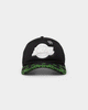New Era Los Angeles Lakers 'Glow In The Dark' 9FORTY A-Frame Trucker Snapback Black/Neon Green